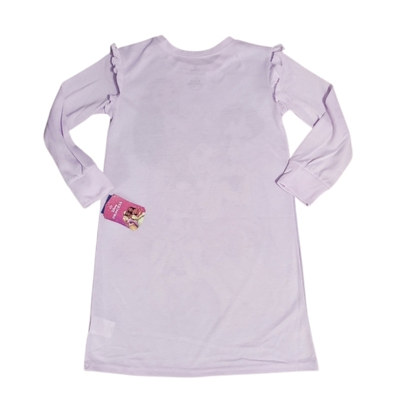 NWT Disney Princess Kids Girl's Long Sleeved Nightgown Pajamas M 7/8 - Picture 2 of 6